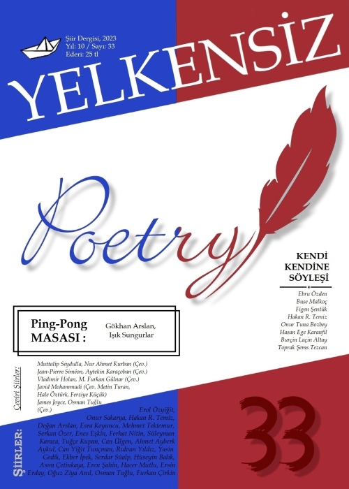Yelkensiz Şiir Dergisi - 33. Sayı (2023/Yıl: 10)